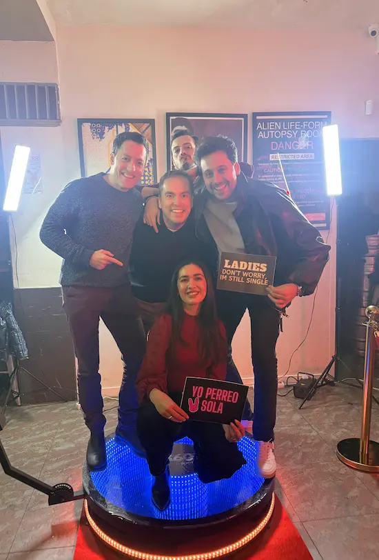 Fotomaton 360 en Fiestas